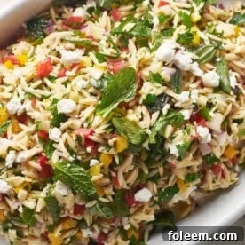 Herb Orzo Salad