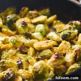 Cheesy Baked Brussels Sprouts