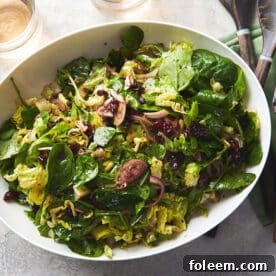 White bowl of Autumn Salad.