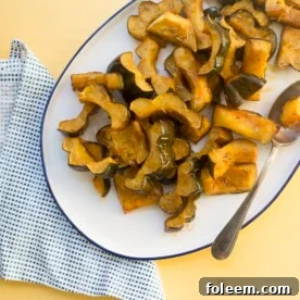 Baked Squash with Chili and Maple Syrup