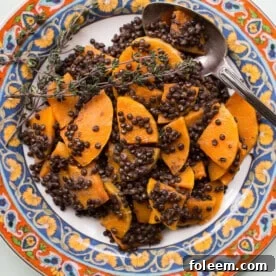 Black Lentil and Butternut Squash