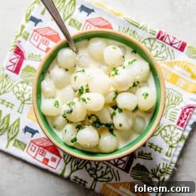 Creamed Pearl Onions