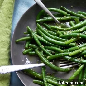 Green Beans with Tarragon Vinaigrette