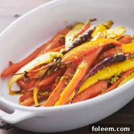 Roasted Carrots with Tapenade Dressing